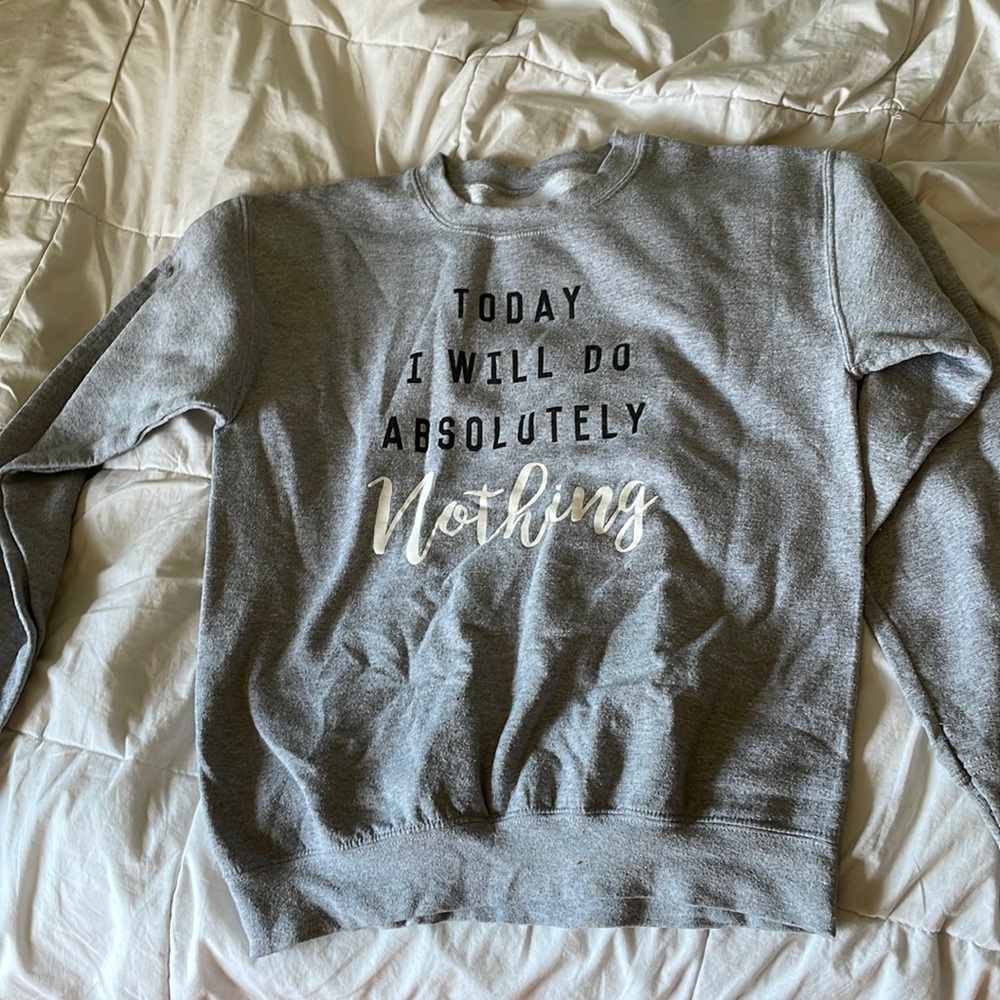 Grey sweatshirt